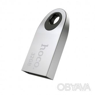 Флешка HOCO Insightful Smart Mini Car Music USB Drive UD9 32GB серебристый
USB ф. . фото 1