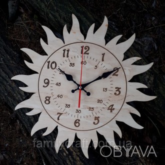Настенные детские деревянные часы
Размен: 400/400/4 мм
Заказы производим после а. . фото 1