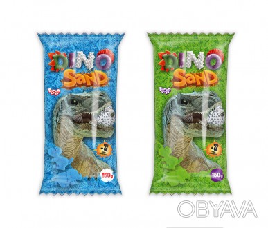 Креативное творчество "Кинетический песок "Dino Sand" 150 г. . фото 1