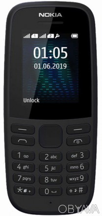 Кнопочный телефон Nokia 105 на одну симкарту. 
 Телефоны Nokia славятся исключит. . фото 1