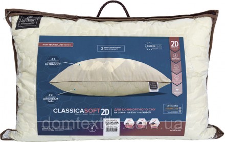 Подушка двухкамерная Classica Soft 2D
Двухкамерная подушка Classica Soft 2D – эк. . фото 10