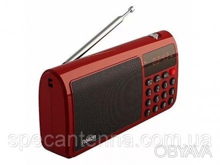 Радиоприемник T50MKII-R FM/MW/SW, супер-бас-мощный, MP3 плеер (TF Card), фонарь,. . фото 1