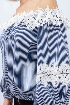 
Легкая блузка от турецкой фабрики Charming. Блузка свободная с резинкой сверху . . фото 6