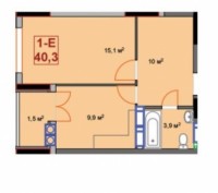 Продается квартира по переуступке в  новом ЖК 2
Дом сдаётся весной 2021 года, в. Ірпінь. фото 5
