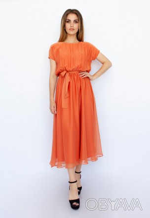 
Оригинальное платье Norm средней длины, производство Турция. Платье оранжевого . . фото 1