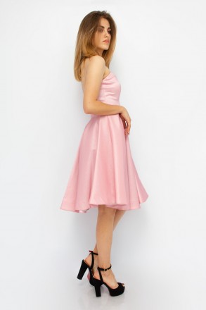 
Нарядное платье нежного розового цвета, производство Турция. Покрой платья отре. . фото 5