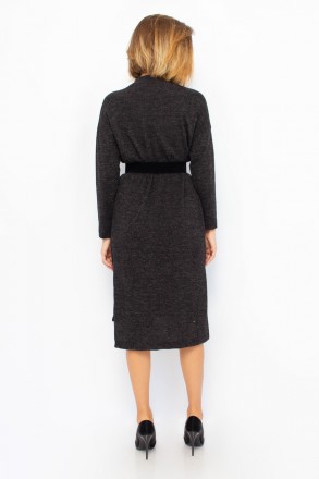 
Оригинальное платье Perry черного цвета, производство Турция. Крой приталенный,. . фото 5