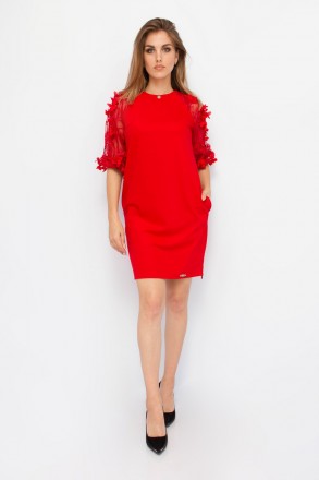 
Оригинальное платье Roxelan, производство Турция. Платье красного цвета. Крой п. . фото 2