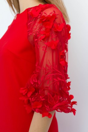 
Оригинальное платье Roxelan, производство Турция. Платье красного цвета. Крой п. . фото 6
