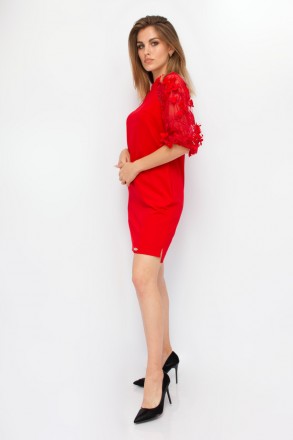 
Оригинальное платье Roxelan, производство Турция. Платье красного цвета. Крой п. . фото 5