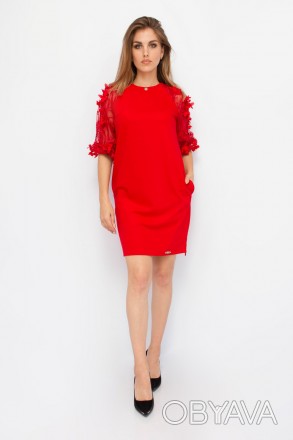 
Оригинальное платье Roxelan, производство Турция. Платье красного цвета. Крой п. . фото 1