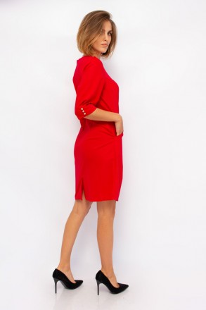 
Стильное платье Asil line красный цвет, производство Турция. Ткань платья плотн. . фото 5