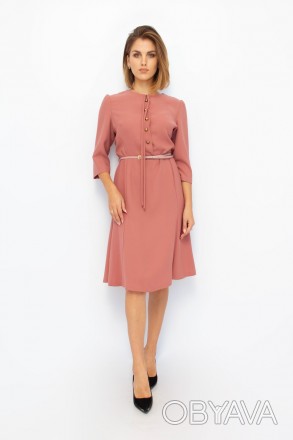 
Оригинальное платье Merada розового цвета, производство Турция. Крой приталенны. . фото 1