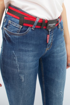 
Прикольные женские джинсы, производство Турция. Покрой зауженный, ткань плотная. . фото 8