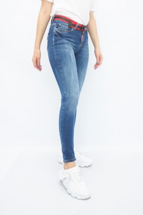 
Прикольные женские джинсы, производство Турция. Покрой зауженный, ткань плотная. . фото 2