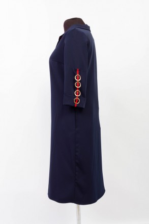 
Оригинальное платье Effective синего цвета, производство Турция. Ткань мягкая, . . фото 3