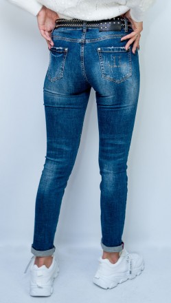 
Классические женские джинсы, производитель Lolo Blues. Покрой зауженный, ткань . . фото 5