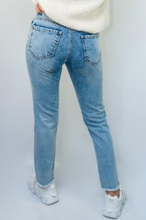 
Классические женские джинсы, производитель Justor. Покрой зауженный, ткань плот. . фото 5