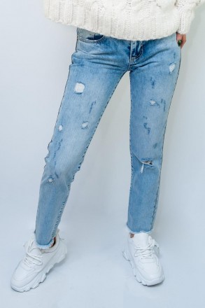 
Классические женские джинсы, производитель Justor. Покрой зауженный, ткань плот. . фото 3