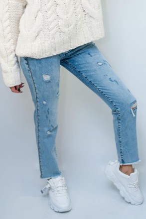 
Классические женские джинсы, производитель Justor. Покрой зауженный, ткань плот. . фото 4