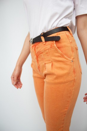 
Оригинальные женские джинсы, производство Турция. Покрой слегка зауженный к низ. . фото 8