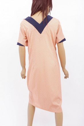 
Оригинальное платье Estee розового цвета с принтом в виде синего горошка, произ. . фото 4