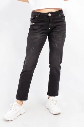 
Женские джинсы бойфренды, производство Турция. Покрой свободный, ткань плотная,. . фото 2