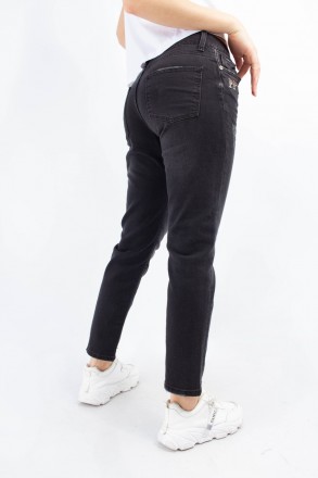 
Женские джинсы бойфренды, производство Турция. Покрой свободный, ткань плотная,. . фото 5