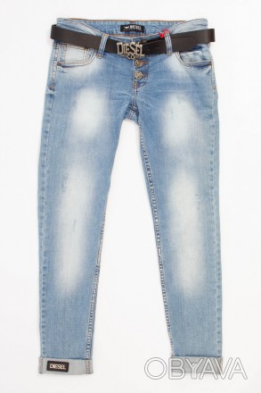 
Женские джинсы больших размеров, производство Турция. Покрой зауженный, ткань п. . фото 1
