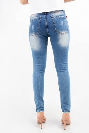
Классические женские джинсы, производство Турция. Покрой зауженный, ткань плотн. . фото 4
