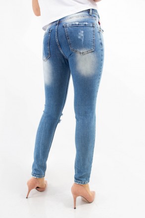 
Классические женские джинсы, производство Турция. Покрой зауженный, ткань плотн. . фото 6