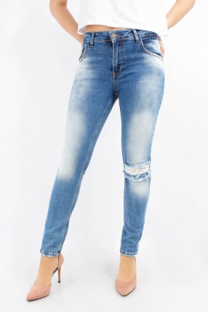 
Классические женские джинсы, производство Турция. Покрой зауженный, ткань плотн. . фото 2