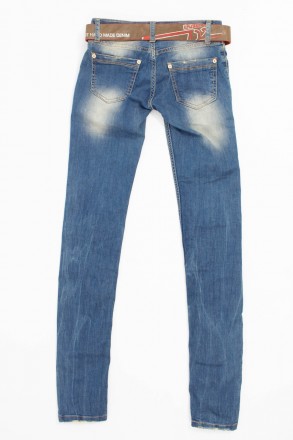 
Классические женские джинсы, производство Турция. Покрой зауженный, ткань плотн. . фото 3