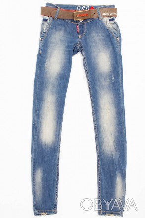 
Классические женские джинсы, производство Турция. Покрой зауженный, ткань плотн. . фото 1