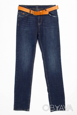 
Женские джинсы больших размеров, производство Турция. Покрой зауженный, ткань п. . фото 1
