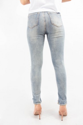 
Классические женские джинсы, производитель Replus Турция. Покрой зауженный, тка. . фото 3