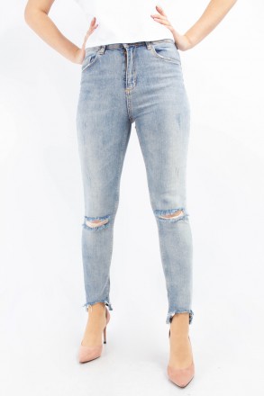 
Классические женские джинсы, производитель Replus Турция. Покрой зауженный, тка. . фото 2