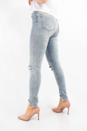 
Классические женские джинсы, производитель Replus Турция. Покрой зауженный, тка. . фото 4