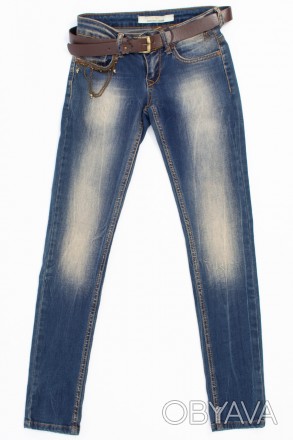 
Классические женские джинсы, производитель Cracpot Турция. Покрой зауженный, тк. . фото 1