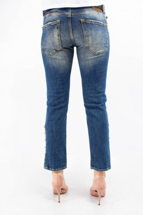 
Классические женские джинсы, производство Турция. Покрой свободный, ткань плотн. . фото 4
