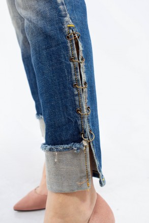 
Классические женские джинсы, производство Турция. Покрой свободный, ткань плотн. . фото 7