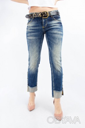 
Классические женские джинсы, производство Турция. Покрой свободный, ткань плотн. . фото 1
