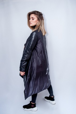 
Демисезонная куртка Boruoss классического черного цвета. Качество - фабричный К. . фото 7