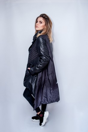
Демисезонная куртка Boruoss классического черного цвета. Качество - фабричный К. . фото 3