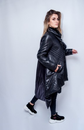 
Демисезонная куртка Boruoss классического черного цвета. Качество - фабричный К. . фото 5