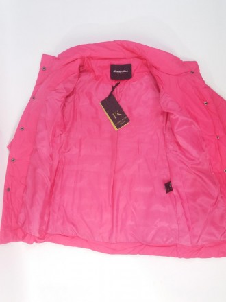 
Демисезонная куртка Punky Klan яркого розового цвета с рукавом три четверти. Пр. . фото 7