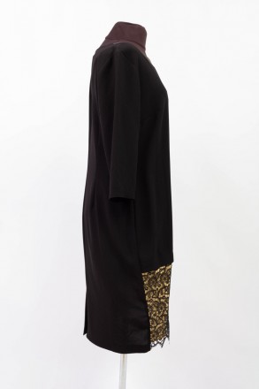 
Оригинальное платье Sunlees черного цвета с желтой вставкой на юбке, производст. . фото 4