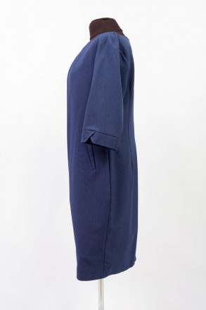 
Оригинальное платье Asil line синего цвета, производство Турция. Ткань мягкая, . . фото 3