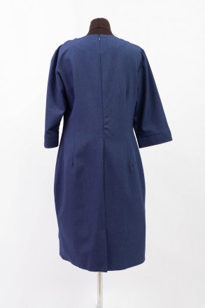 
Оригинальное платье Asil line синего цвета, производство Турция. Ткань мягкая, . . фото 4