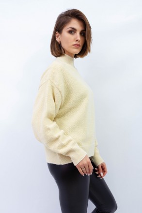 
Оригинальный свитер оверсайз, производство Serianno Турция. Покрой свитера своб. . фото 4